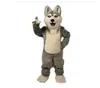Nouveaux costumes de mascotte de loup Halloween chien mascotte personnage tête de vacances costume de fête fantaisie taille adultedreamdesigner2019