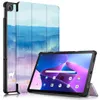 L￤derfodral f￶r Lenovo Tab M10 Plus 3: e gen TB-125F TB-128F 10.6 "Fall smart smal skyddande f￤llt￤cke Tablett Auto Sleep Wake-funktion