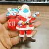 Рождественские украшения 2022 украшения Санта -Клаус подвеска в крышке для лице