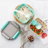 Ужинать наборы посуды Keelorn 1.5L Creative Nordic Style Double Lunch Box Microwave Leakpronation Thermalosulation Boxes Kitchen Tool