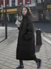 여자 다운 파카 다운 재킷 여성 긴 후드 가드 따뜻한 파카 스 코트 여성 겨울 크기 재킷 두꺼운 바람 방전 옷 221208