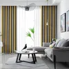 Curtain Nordic Simple Full Blackout Curtains Yarn-dyed Jacquard Fabric For Living Room And Bedroom Balcony Customization