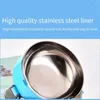 Dinnerware Sets Luch Case Stackable Stainless Container Microwavable Steel Thermal Lunchbox Home Kitchen Picnic Office Kids Tools