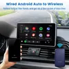 CPC200-A2A CARLINKIT Android Auto Plug and Play Dongle Multimedia Player249D 용 무선 어댑터에 유선.