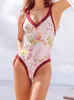 Swim Wear Coobbu Sexig baddräkt One Piece High Cut badkläder Kvinnor Push Up Bodysuits 2022 Summer Bathing Suit Women Monokini One-Piece Suits T221208