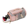 Duffel Bags Pink Green Путешествие для дам большие туристические сумки Женщины Повседневная портативная ручная багаж