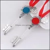 Favor Favor Favor Criativo Presente de Christmas Keychain Snowflake Ribbon Magic Key Ornament Tree Gifts Decorações pendentes VTKY2182 Drop dh9pq