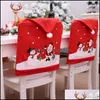 Рождественские украшения 30шт -стул назад эр украшения стулья для домашнего обеденного стола Рождество ERS DH0139 ДОБАВЛЕНИЯ ДОБАВИТЬ