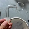 14mm 남성 공동 3cm 큰 공 유리 그릇 파이렉스 유리 오일 버너 파이프 투명 투명 담배 구부러진 그릇 물 담뱃대 어댑터 두꺼운 봉 파이프 흡연 Shisha 튜브