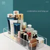 Storage Boxes Acrylic Cosmetic Box Transparent Lipstick Shelf Dresser Desktop Rack Bathroom Skin Care Products And Finishing