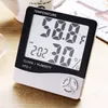 Digitale elektronische temperatuur HTC-1 HTC-2 Vochtigheid Meters Alarmklok Multifunctionele thermometers Binnenhygrometers met retailpakket