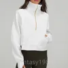 Lu Lu Esercizio Fiess Felpe con cappuccio Llj Wear Abbigliamento da yoga da donna Abbigliamento sportivo Giacche corte esterne Abbigliamento da esterno Casual per adulti Corsa a maniche lunghe Collo alto