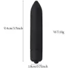 Sex Toy Vibrator 10 Speed ​​Mini Bullet voor vrouwen waterdichte clitoris stimulator dildo s vagina speelgoed vrouw producten kzod e64m