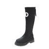 2023 Designer de marca quadrada de ponta feminina botas de chuva espessos espessos de bico de tornozelo women039s bota de borracha g220720 good são qualit9152574