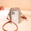 50% Discount in Stores 2023 Fashion Bag Bag Women's Winter Chain Shell Mobile Phone Niche Dign Printing Diagonal Mini s