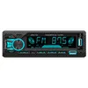 Samochód audio Radio 1 din mp3 samochód stereo bluetooth fm aux w kolorowych przyciskach USB aplikacja zdalne sterowanie 1din multimedia odtwarzacz