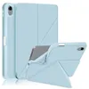 Tablet pc -cases voor iPad 10.9inch 10.9 "10e generatie 2022 Case lederen vervorming TPU -hoes Auto slaapwakenfunctie