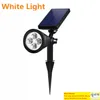 Zonne -gazon licht 10w waterdichte spotlight buiten tuin wandlamp landschap lichtecoratie lichten wit licht