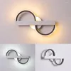 벽 램프 금속 아크릴 북유럽 침대 옆 조명기구 현대식 LED 침실 Luces Light Decoration for Lamp