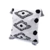 Coussin décoratif oreiller bohème gland housse de canapé Simple carré Ins Style rétro jeter maison décorative sans noyau 221208