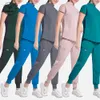 Abito da donna slim alla moda per scrub, abbigliamento da lavoro ospedaliero, chirurgia medica, uniforme unisex, uniforme medica, da dentista