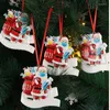 Christmas Decorations 2022 Ornaments Santa Claus Pendant Wearing Face Cover Hanging Toys Tree Decor Year's For Home