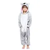 Pyjamas Kinder Kinder Kleidung Tier FL Körper Pjs Onesie Onepiece Nachtwäsche Mädchen Jungen Cosplay Pyjama Kostüm 221020 Drop Lieferung Ba Dh0Js