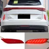 2st CAR LED -bakljus för Haval H6 2021 Turn Signal Reflektor Bumper Lamp Brom Light Fog Light Foglamp