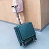 Aankjes 18 inch trolley bagage Business Travel Suitcase Spinner wielen rollen met laptopzak voor openingskoffer 221208