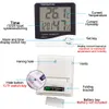 LCD elettronico digitale temperatura umidità misuratore termometro igrometro interno esterno orologio stazione meteorologica HTC-1 HTC-2