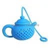Coffee Tea Tools Sile Infuser Creativity Teapot Shape Reusable Filter Diffuser Home Teas Maker Kitchen Accessories T2I53393 Drop D Dha5U