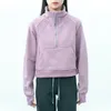 Luu Women Jackets Coats Clothing Trade Cloba Scuba Осень Зимняя Зимняя Новая Женская Ставка Свитер Свитер. Высокая половина молнии плюшевой свитер.