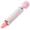 Zabawki seksualne Masager Toys Vibrator dla kobiet G-punkt dla dorosłych produkt sutek sutek stymulator łechtaczki lizanie języka wibrujący frajek f4s3 0i8r