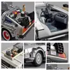 Diecast Model Cars 124 MINI ALLIY Die Cast Car DMC12 Retour vers le futur PL Inertia Metal Collection Gifts Toys for Boys 220317 Drop D Dhnhk