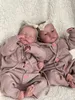 Dolls LVB 19 polegadas já pintadas Reborn Baby Awake Sleeping Born Born 3D Skin Visible Vales 221208