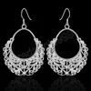 Boucles d'oreilles pendantes en argent sterling 925, breloques pour femmes, fiançailles, princesse, mariage, bijoux de luxe mignons