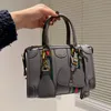 Designers clássico bauletto crossbody sacos bolsas totes itália marca feminina couro genuíno grande capacidade saco de compras maleta d183x