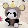 20cm Cute Panda Chinese Zodiac Plush Stuffed Doll Toy Sofa Decor Bedroom decoration Birthday Gift Christmas present