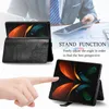 Wallet telefoonhoesjes voor Samsung Galaxy Z vouw 3 mandala -patroon reliëf Pu lederen flip -standaard deksel met kaartslots