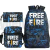 Rucksack Game Free Fire Damen Kosmetiktasche Reißverschluss Pack Laptop Mädchen Reisen Kinder Federmäppchen Kinder Schulbuchtaschen