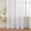 Curtain Pastoral Style Dirty Mesh Embroidered Window Screen Finished Custom Translucent Partition For Living Dining Room Bedroom