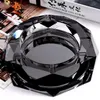 Ny Crystal Glass Octagonal Ashfray Ash Tray 5 Färger Fashion Creative Hotel Restaurang Hem Möbler Tillbehör Hantverk Ashtrays Wholesale