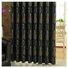 Cortina Jacquard Blackart Chenille Fabric Sala de vara