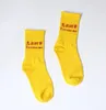 Men's Socks Korean Harajuku Style Letter Hip-hop Men And Women Fashion Tube Street Fun Funny Casual