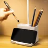 Lâmpadas de mesa Creative Pen Holder Desk Lâmpada Estudar Domeritório Estudo Olhos LED LEITA LEITA ALTA CARREGO DO REMO E NOITE DE ESCAVERAÇÃO