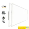LED panel light UL DLC FCC 36w 50w square panel lamp dimmable Suspended Stock in USA