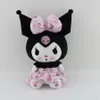 Poupées en peluche Kuromi Melody Toy Lolita Princess Dress Cartoon Kawaii Little Devil Cadeau d'anniversaire de Noël 221208