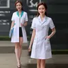 Scrubs uniforms white clothes lab coat women scrubs costume beauty salon work clothing spa uniforms health service workwear new