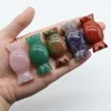 Pedras de Candy Candy Natural Reiki Cura Opalite Color Quartz Doces esculpidos à mão para presente de Natal do Halloween