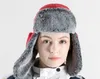 Trapper Hats Winter Warm Hat Outdoor Lei Feng Hat Cold and Water Motent med Velvet tjock öronskydd Skidhatt för män och kvinnor